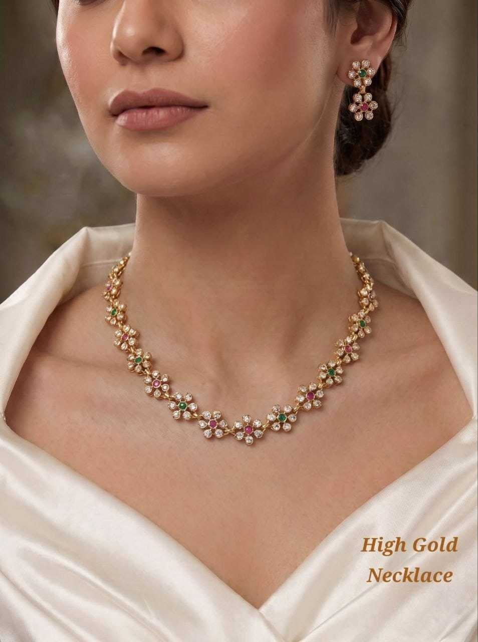 YNF Wholesale Brass Necklaces Set  | Surat Manufacturer