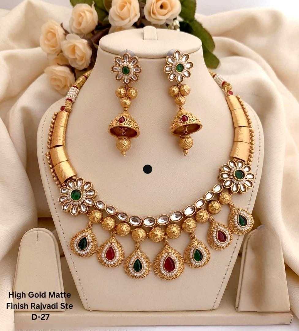 YNF Wholesale Brass Necklaces Set  | Surat Manufacturer