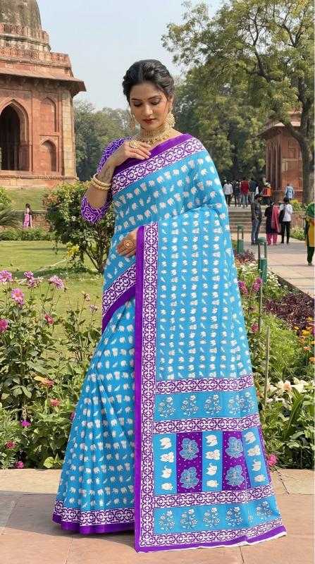 YNF Wholesale Cotton Designer Sarees  | Surat Manufacturer