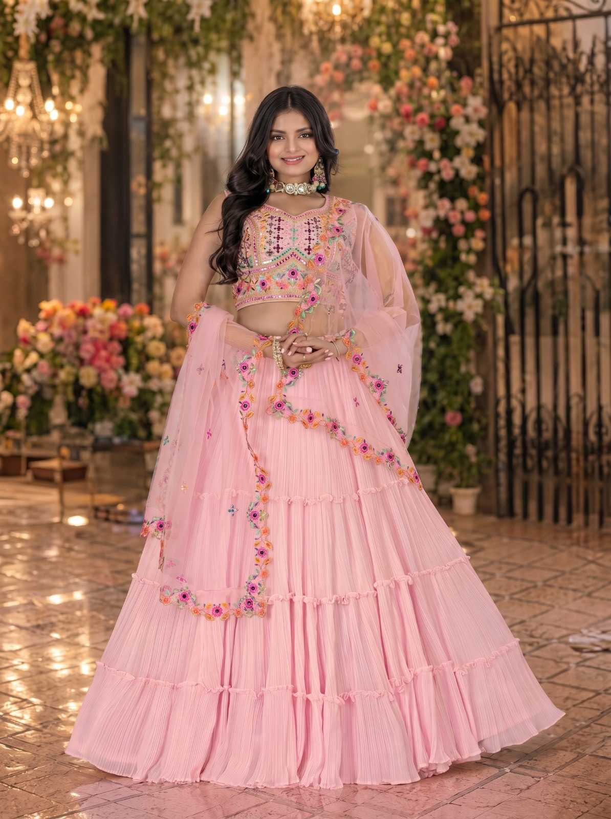 YNF Wholesale Faux Georgette Designer Lehenga  | Surat Manufacturer