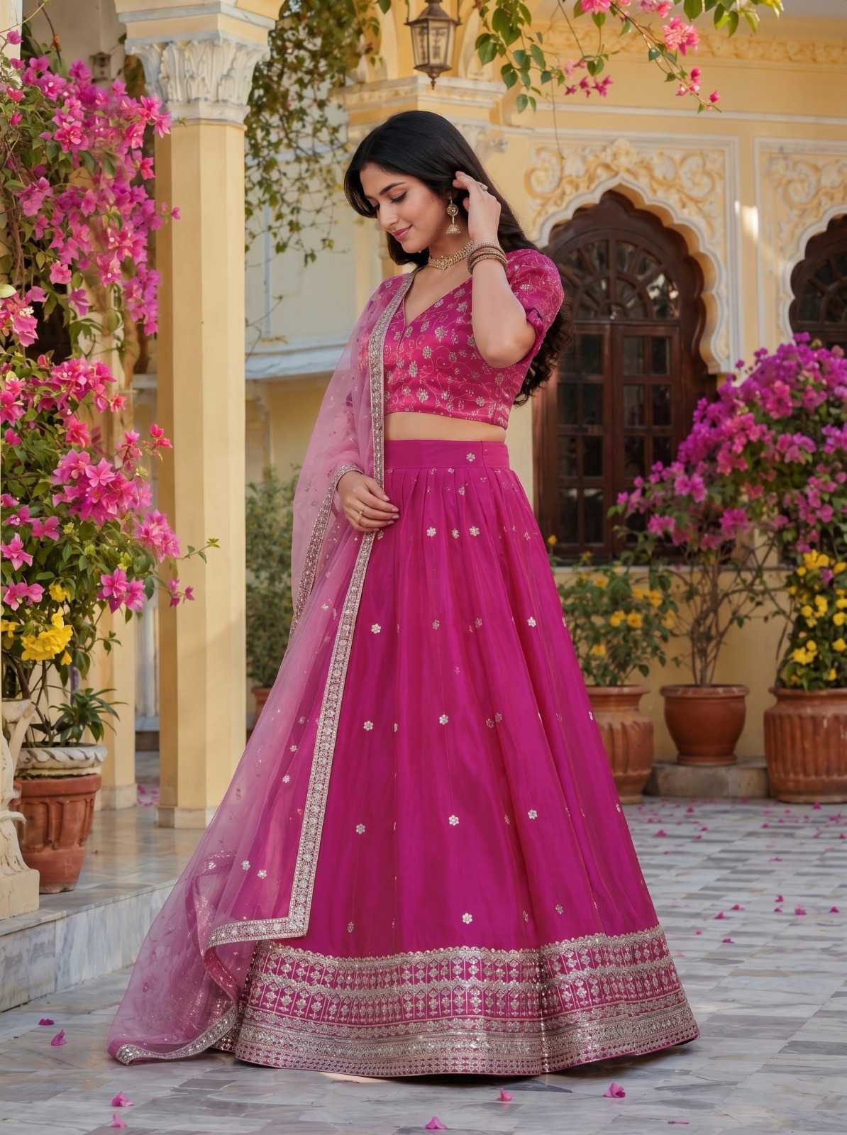 YNF Wholesale Jimmy Choo Traditional Lehenga  | Surat Manufacturer