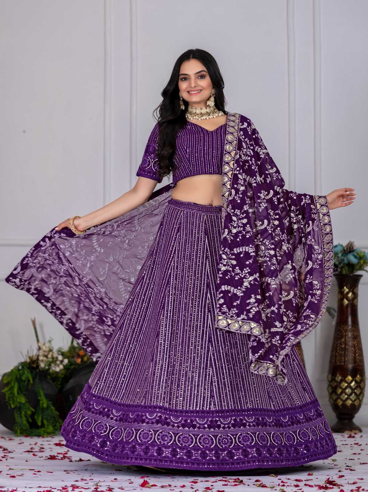 YNF Wholesale Faux Georgette Silk Lehenga KESH173 Arshia | Surat Manufacturer