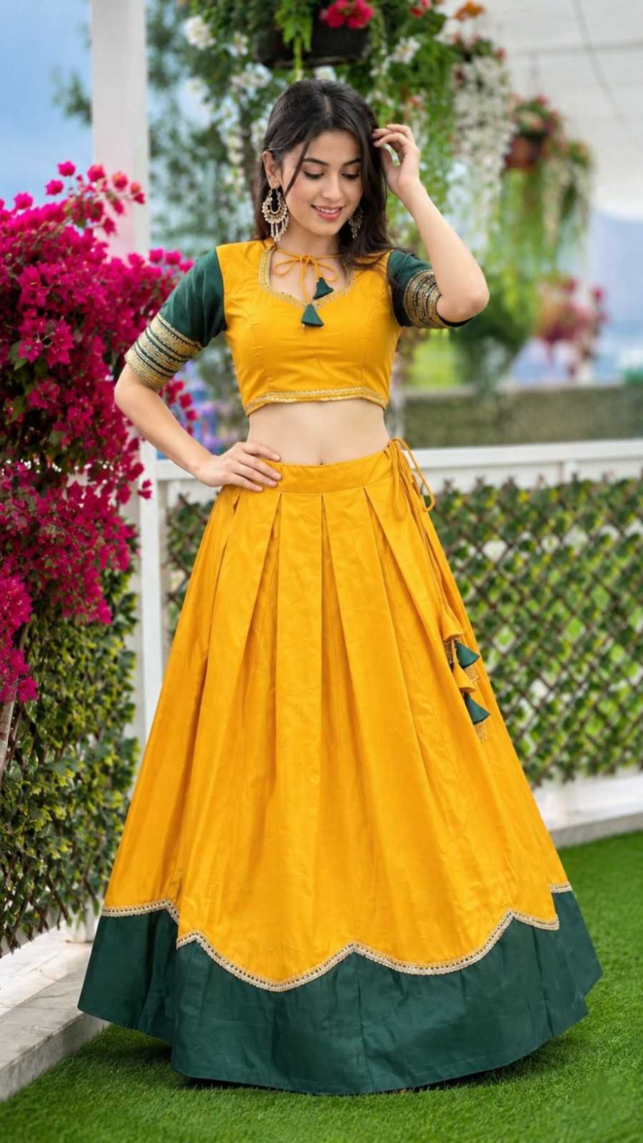 YNF Wholesale Reyon Cotton Designer Lehenga KESH173 Priya | Surat Manufacturer