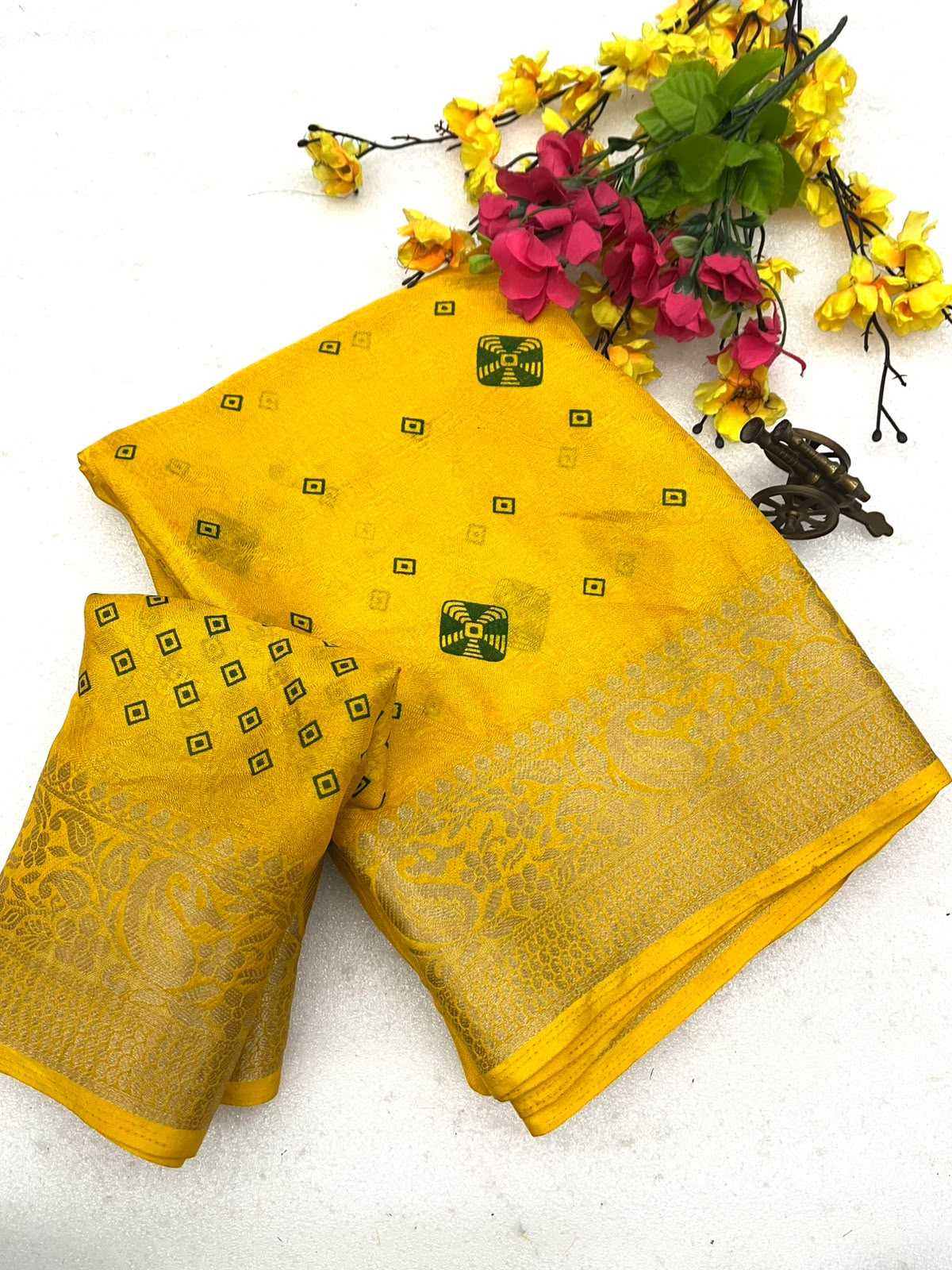 YNF Wholesale Georgette Designer Sarees  | Surat Manufacturer