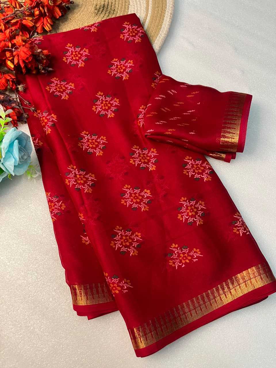 YNF Wholesale Georgette Georgette Sarees  | Surat Manufacturer
