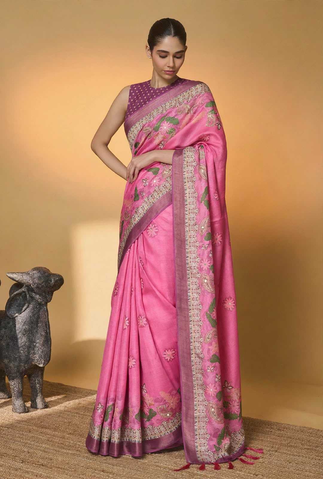 YNF Wholesale Shimmer Silk Designer Sarees  | Surat Manufacturer