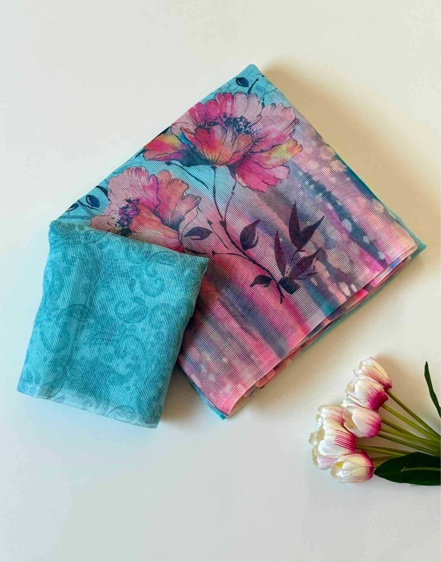 YNF Wholesale Cotton Designer Sarees  | Surat Manufacturer