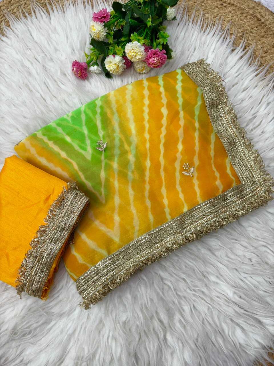 YNF Wholesale Premium Georgette Designer Sarees KESH179 Eshani | Surat Manufacturer