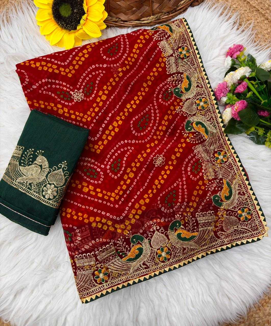 YNF Wholesale Georgette Georgette Sarees  | Surat Manufacturer