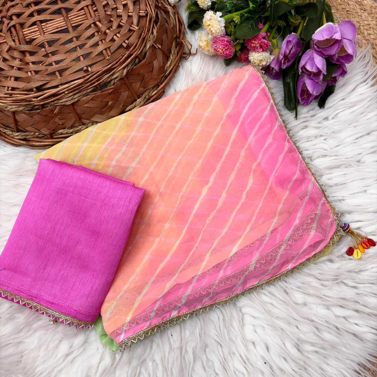 YNF Wholesale Georgette Fancy Sarees  | Surat Manufacturer