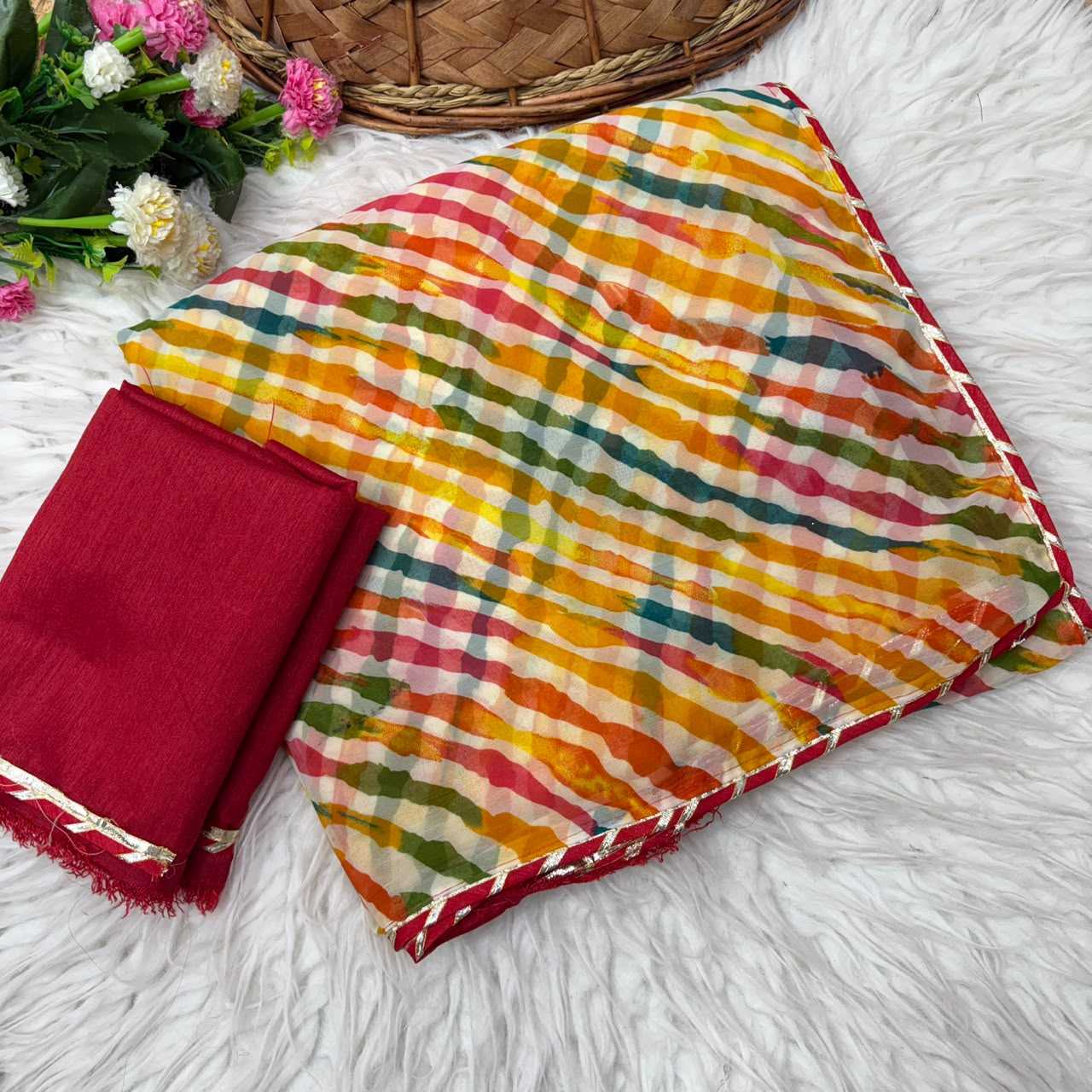 YNF Wholesale Georgette Printed Sarees  | Surat Manufacturer