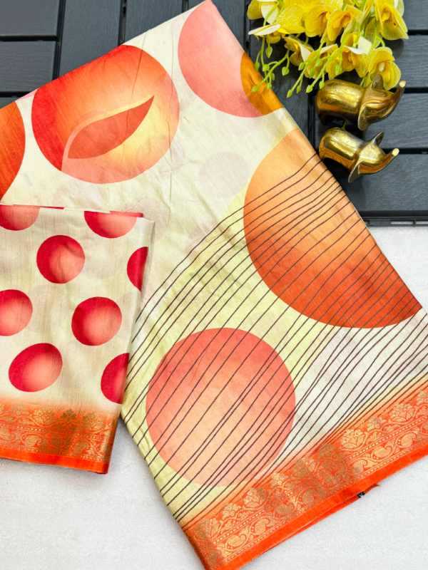 YNF Wholesale Tussar Silk Printed Sarees  | Surat Manufacturer