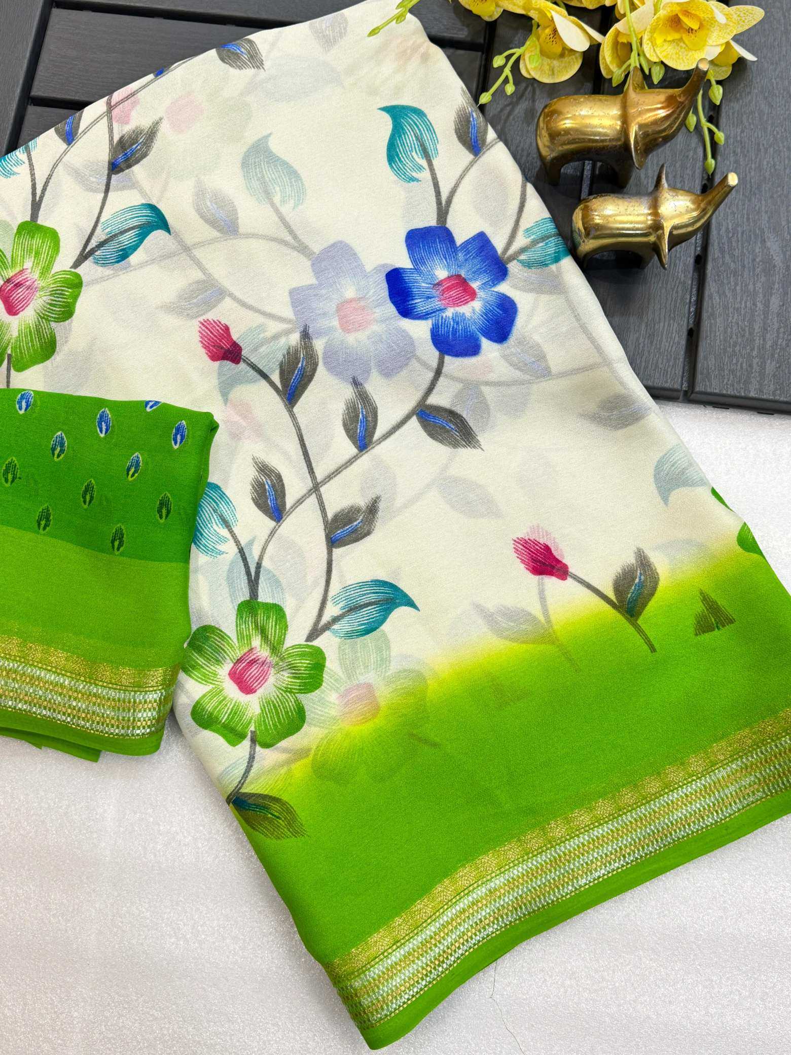 YNF Wholesale Heavy Silk Printed Silk Saree KESH187 Anvita | Surat Manufacturer