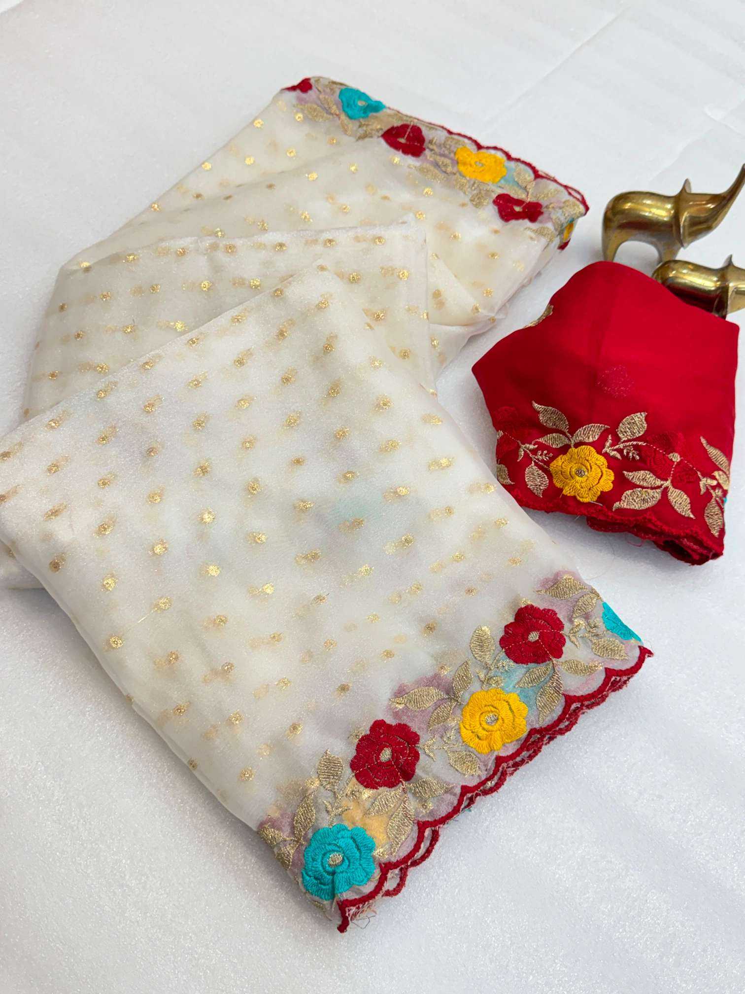 YNF Wholesale Organza Organza Sarees KESH187 Ashika | Surat Manufacturer