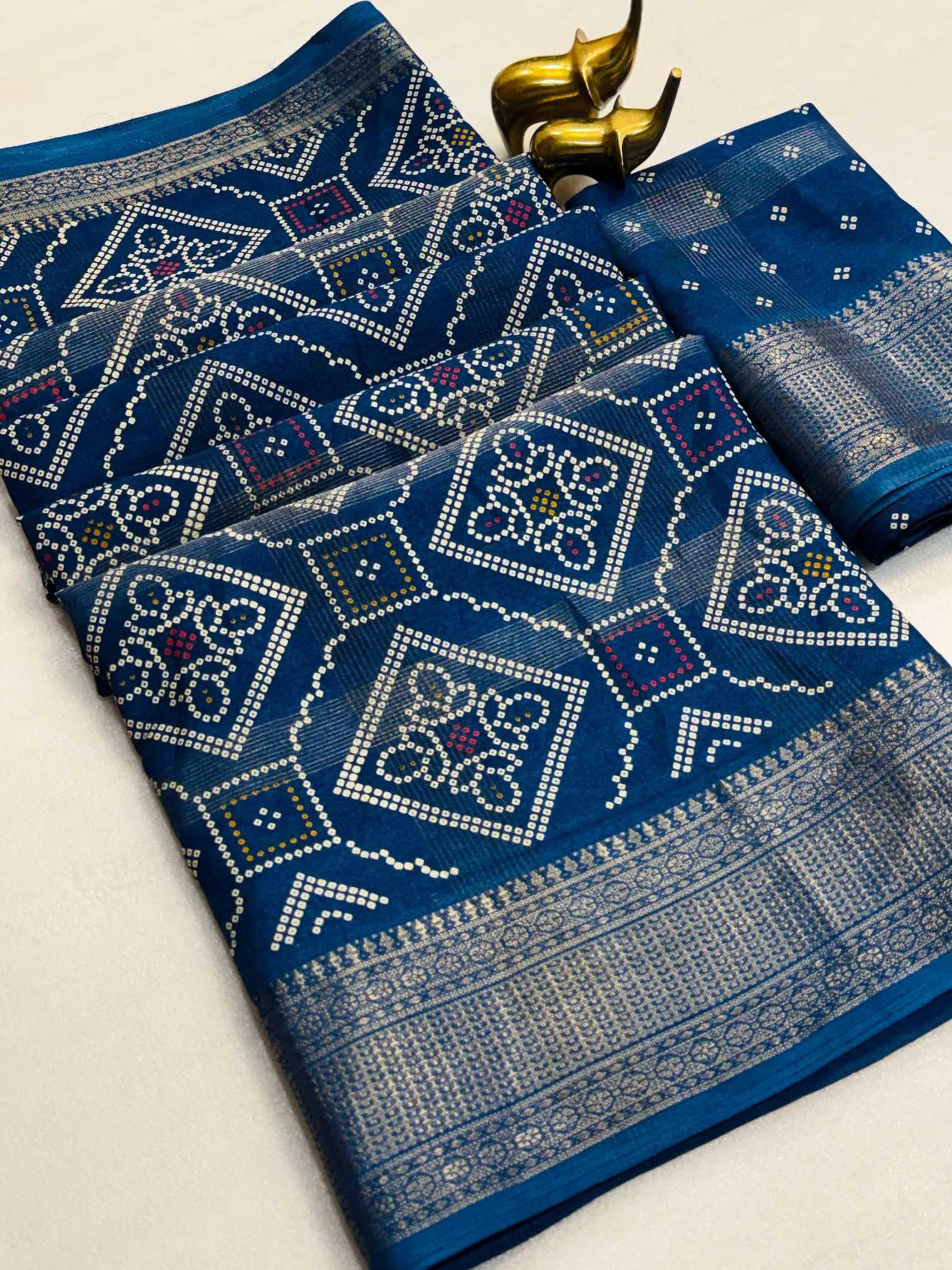 YNF Wholesale Cotton Printed Sarees KESH187 Chandramukhi-7 | Surat Manufacturer