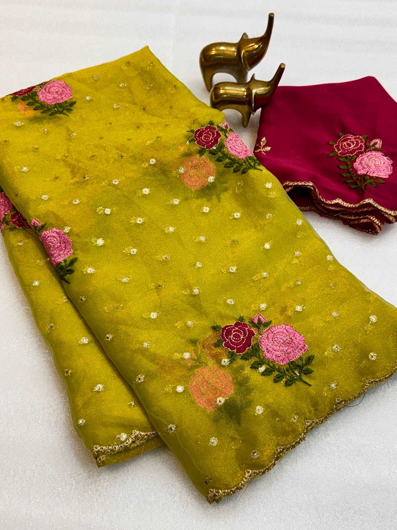 YNF Wholesale Organza Silk Designer Silk Sarees KESH187 Devansha | Surat Manufacturer