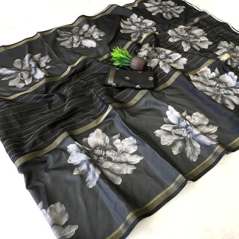 YNF Wholesale Dola Silk Printed Sarees KESH187 Dola | Surat Manufacturer