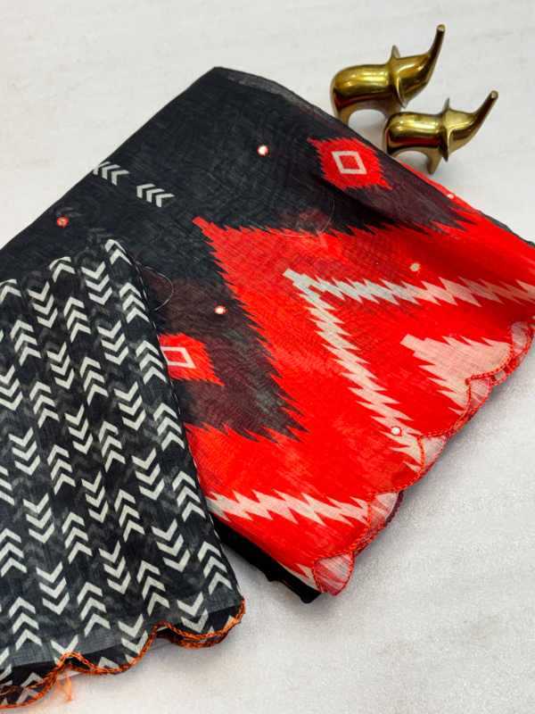 YNF Wholesale Cotton Printed Sarees  | Surat Manufacturer