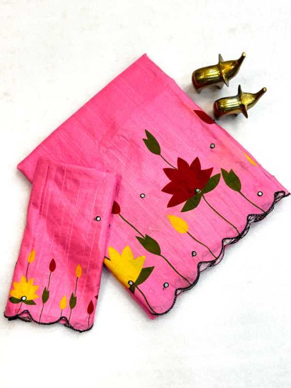YNF Wholesale Tussar Silk Printed Sarees  | Surat Manufacturer