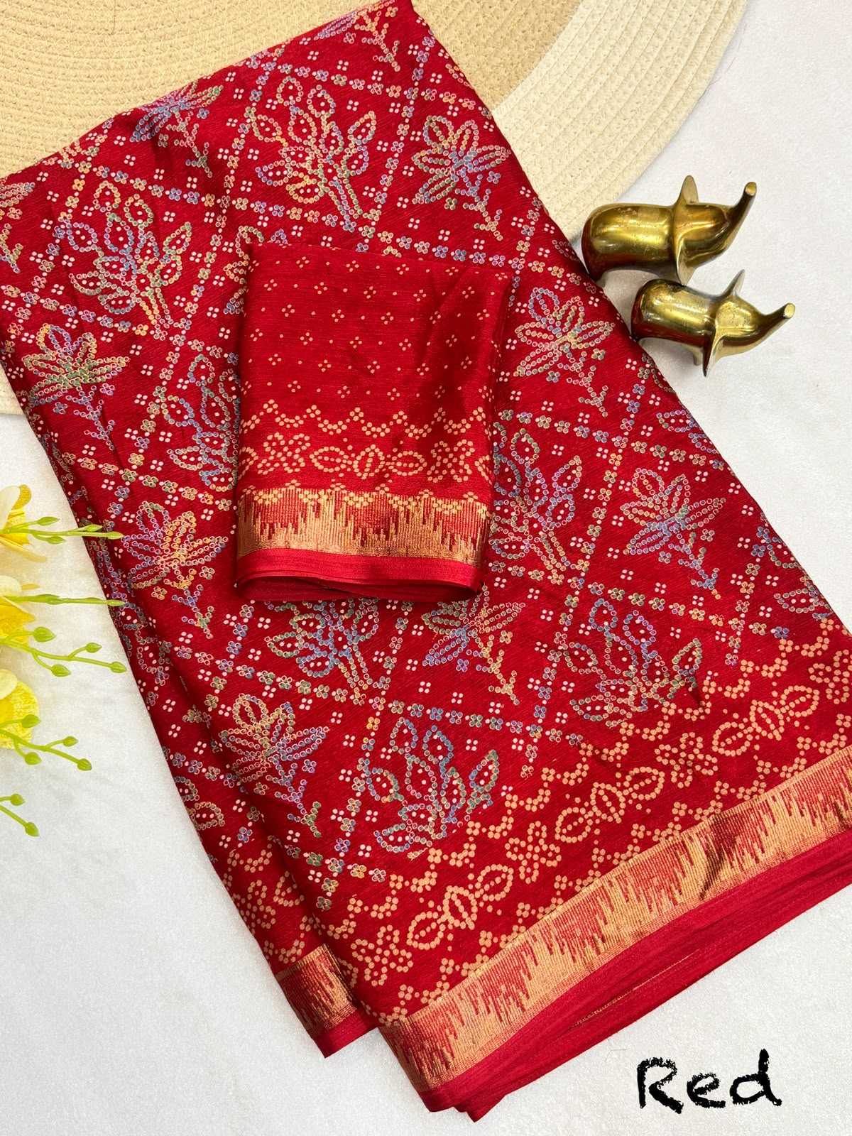 YNF Wholesale Chinon Silk Printed Sarees  | Surat Manufacturer
