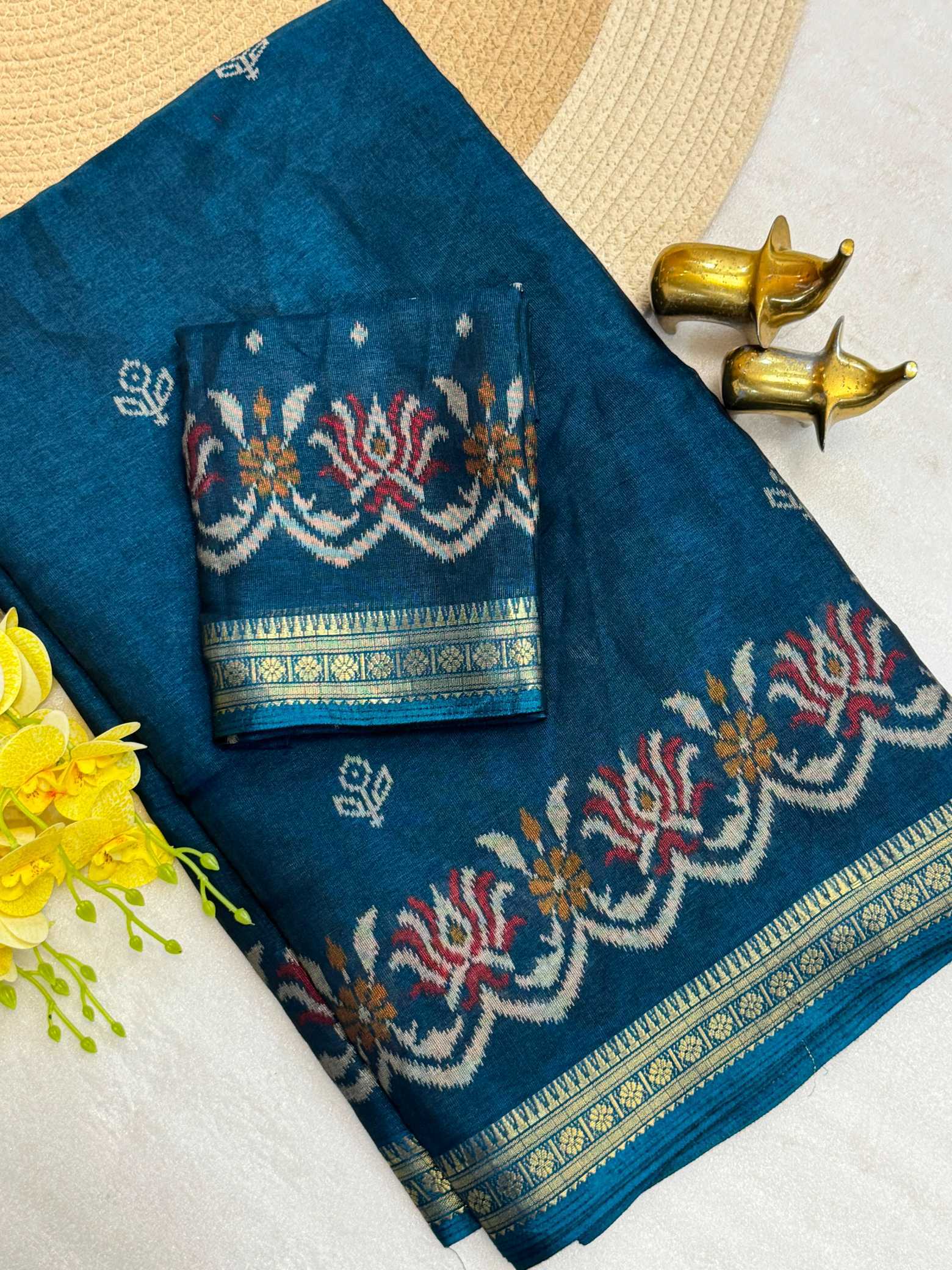 YNF Wholesale Cotton Printed Sarees KESH187 Radha-2 | Surat Manufacturer