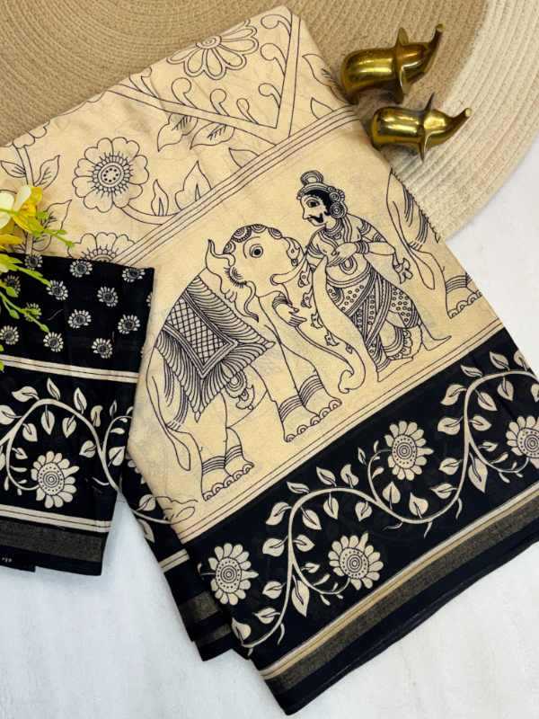 YNF Wholesale Cotton Printed Sarees KESH187 Vanika | Surat Manufacturer