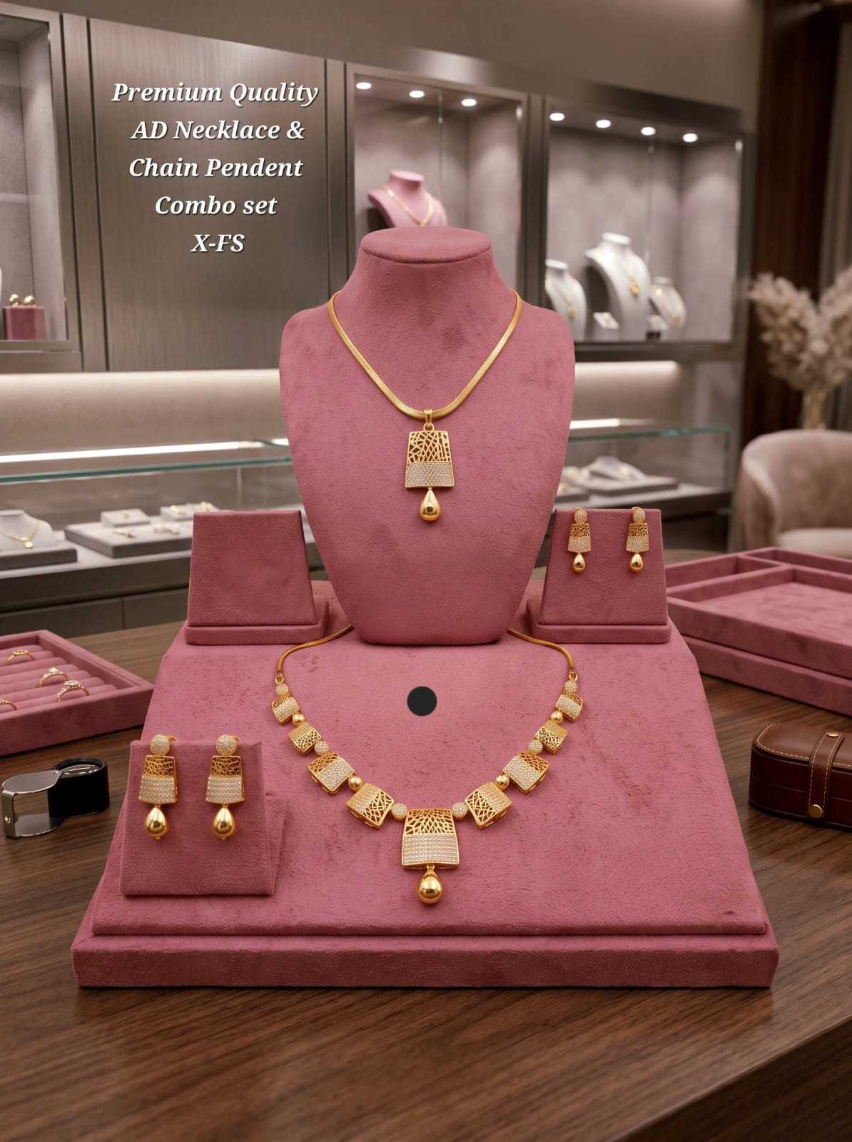 YNF Wholesale Brass Fancy Mala Necklaces  | Surat Manufacturer