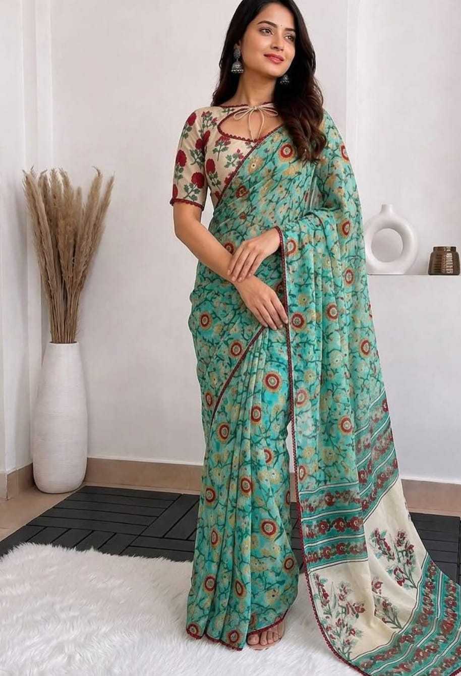 YNF Wholesale Premium Georgette Ready To Wear Sarees KESH200 Aaradhya | Surat Manufacturer