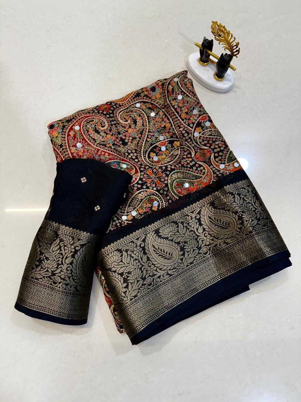 YNF Wholesale Poly Georgette Georgette Sarees  | Surat Manufacturer