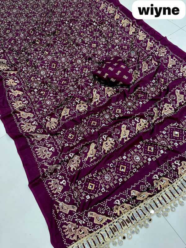 YNF Wholesale Satin Printed Sarees  | Surat Manufacturer