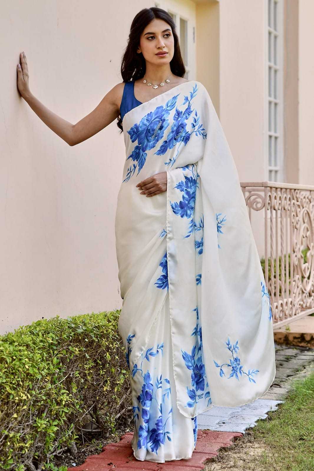 YNF Wholesale Crepe Silk Designer Sarees  | Surat Manufacturer