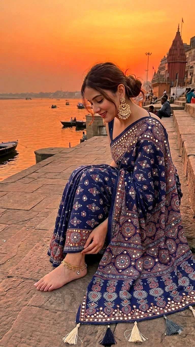 YNF Wholesale Dull Moss Zari Border Sarees  | Surat Manufacturer