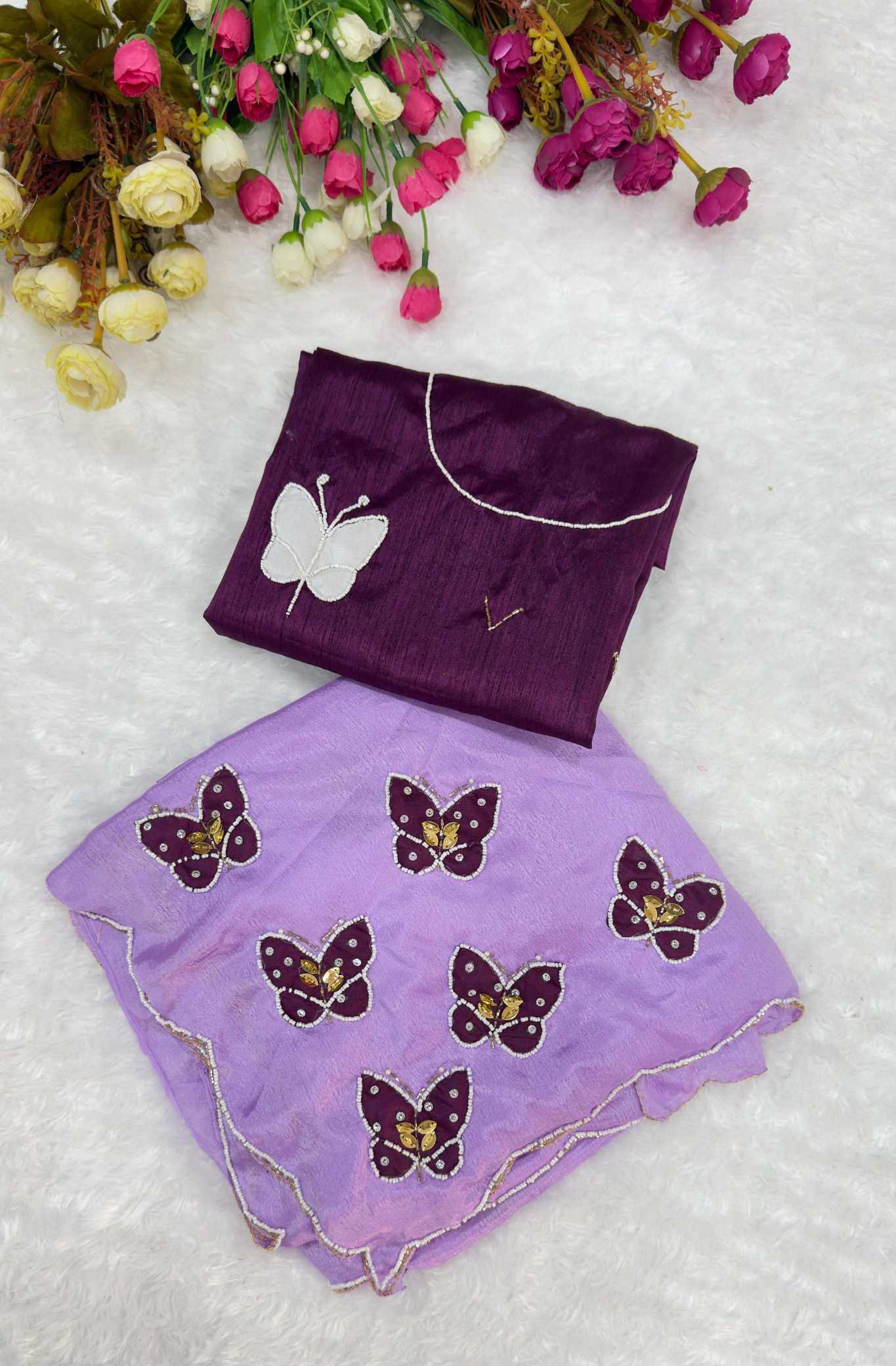 YNF Wholesale Chiffon Designer Sarees  | Surat Manufacturer