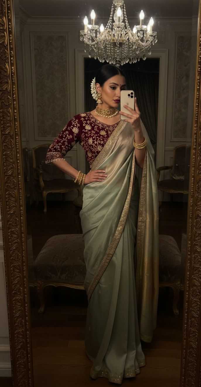 YNF Wholesale Fancy Designer Sarees KESH203 Reet Tulips -9 | Surat Manufacturer