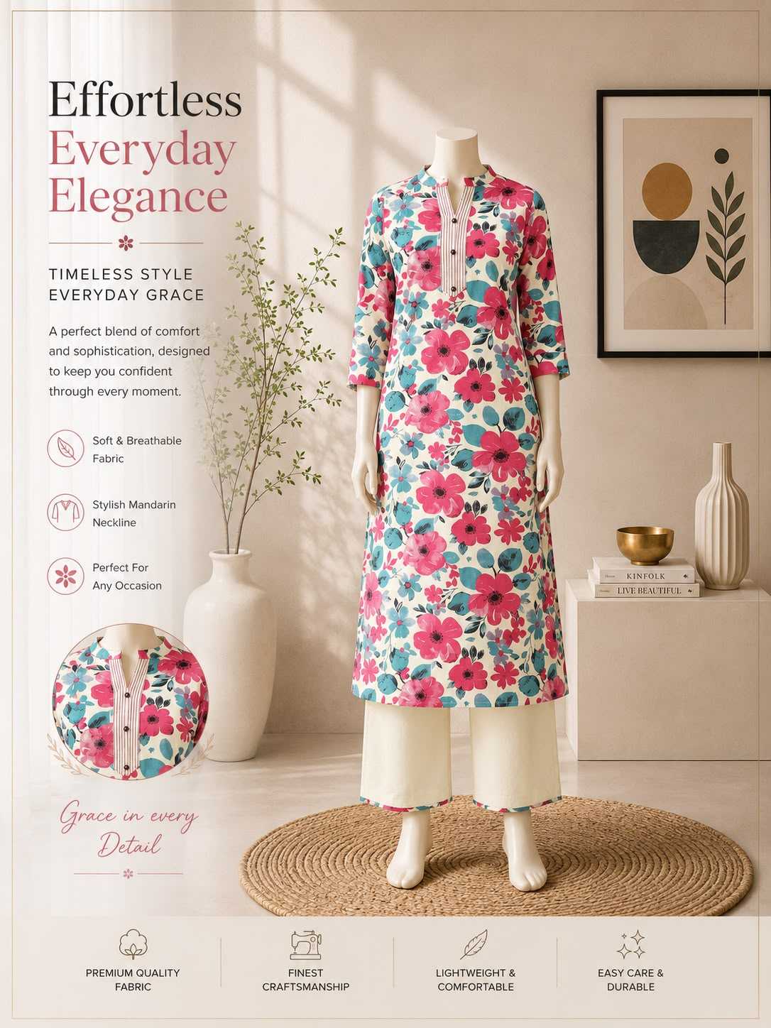 YNF Wholesale Khadi Cotton Co-ord Set KESH210 Bott | Surat Manufacturer