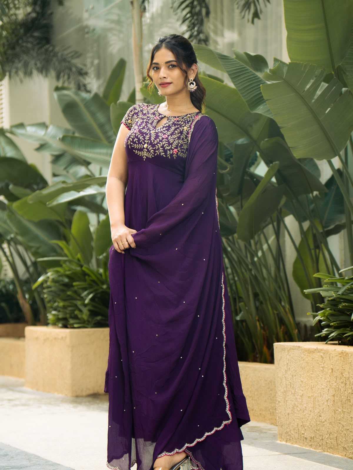 YNF Wholesale Georgette Embroidery Suits KESH210 DIYA | Surat Manufacturer