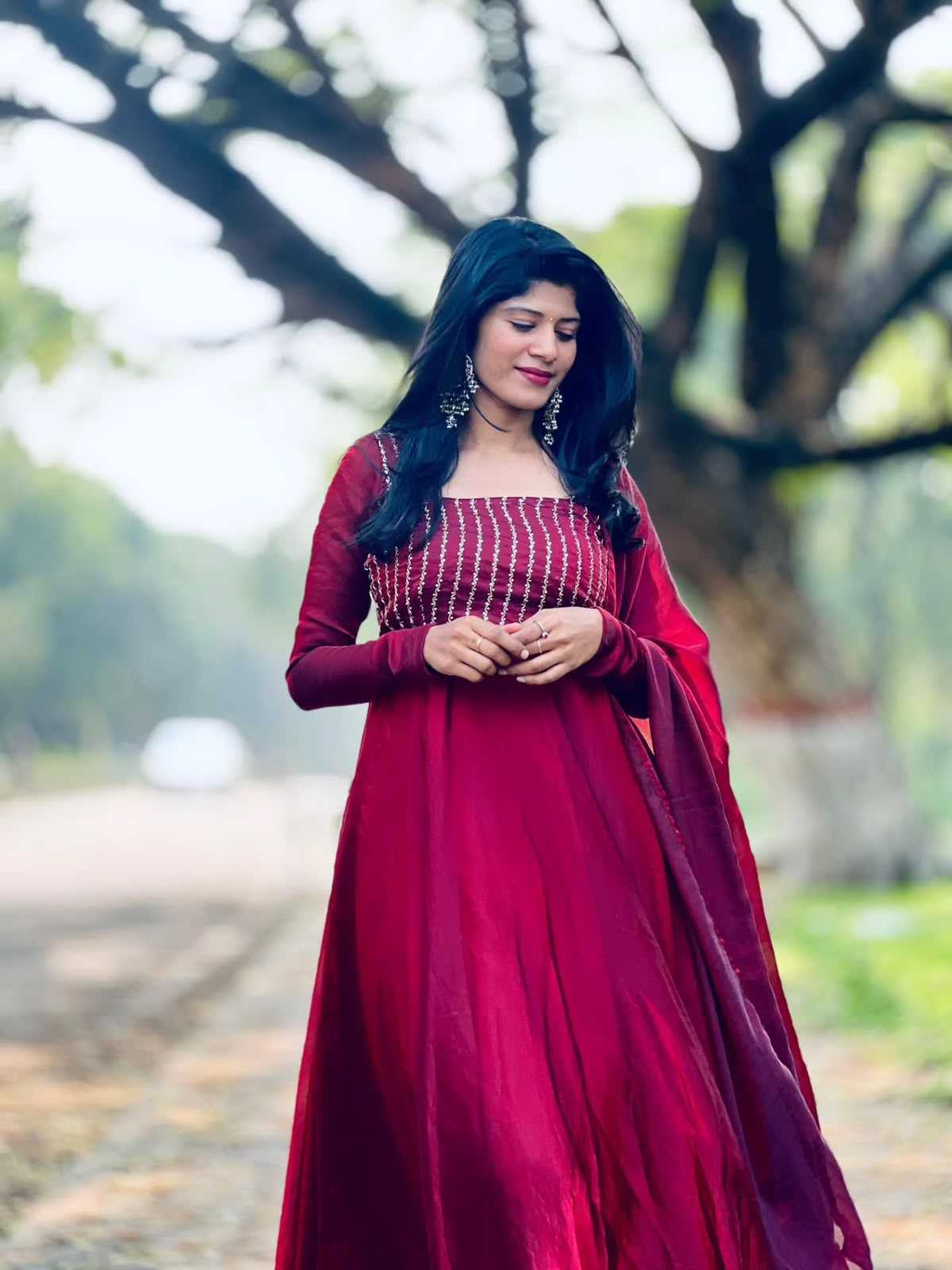 YNF Wholesale Georgette Fancy Gowns KESH210 Fort | Surat Manufacturer