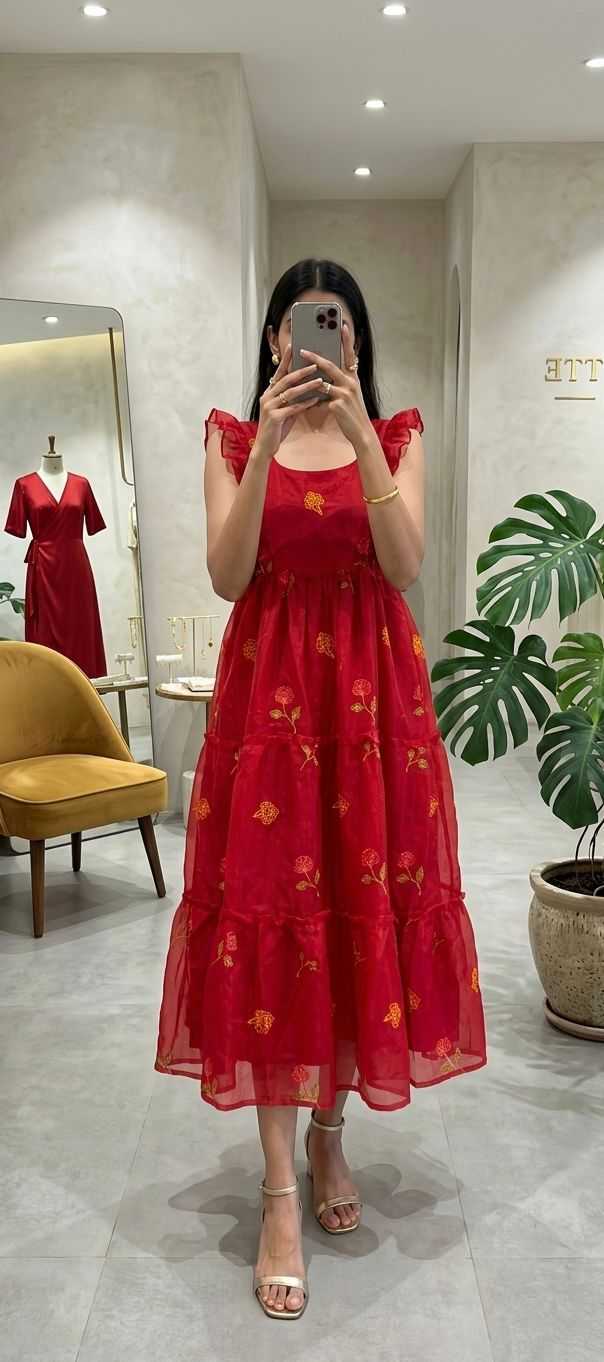 YNF Wholesale Chanderi Cotton Maxi Dresses KESH210 Hasina | Surat Manufacturer