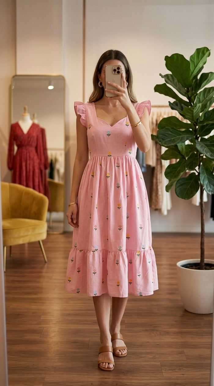 YNF Wholesale Chanderi Cotton Maxi Dresses KESH210 Sia | Surat Manufacturer