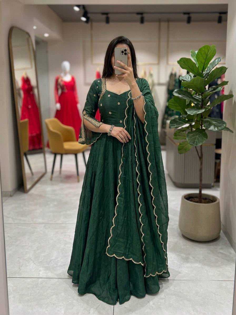 YNF Wholesale Georgette Party Gowns KESH210 Spak | Surat Manufacturer