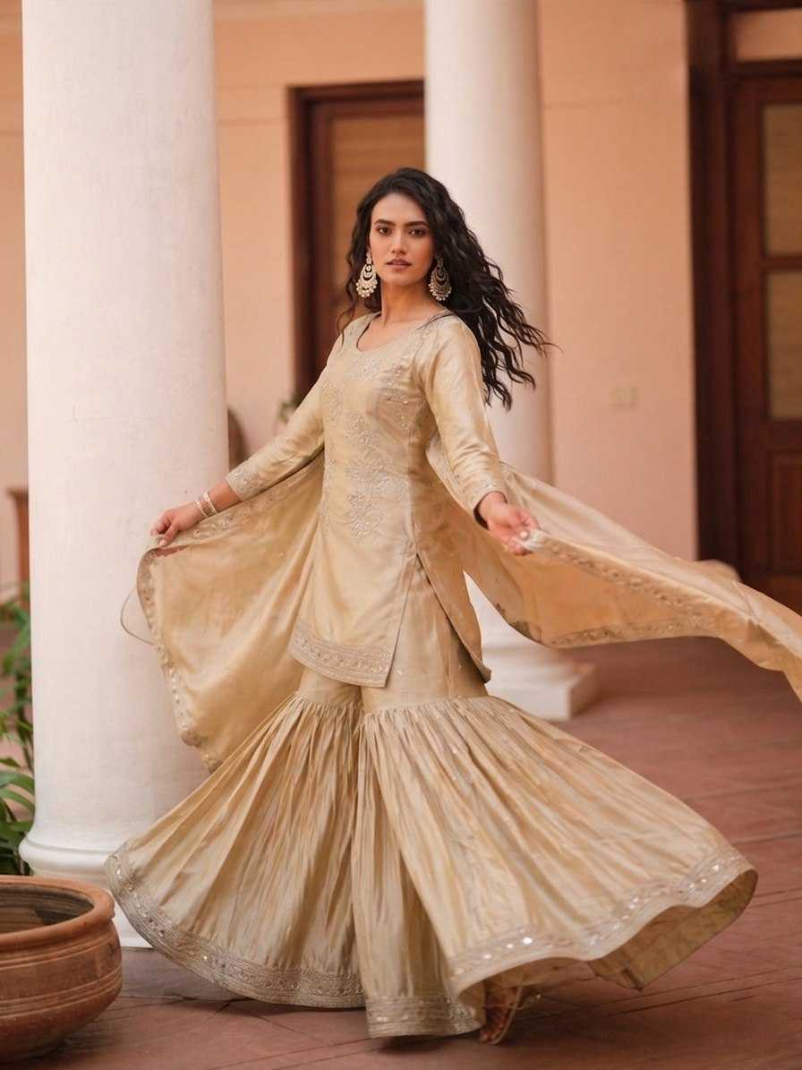 YNF Wholesale Satin Sharara Salwar Suits KESH213 331 | Surat Manufacturer