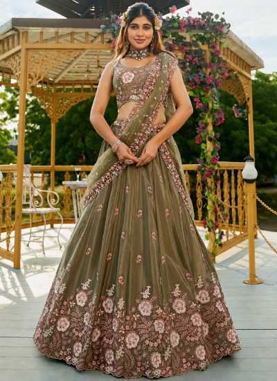 YNF Wholesale Crepe Embroidered Lehenga KESH213 369-A | Surat Manufacturer