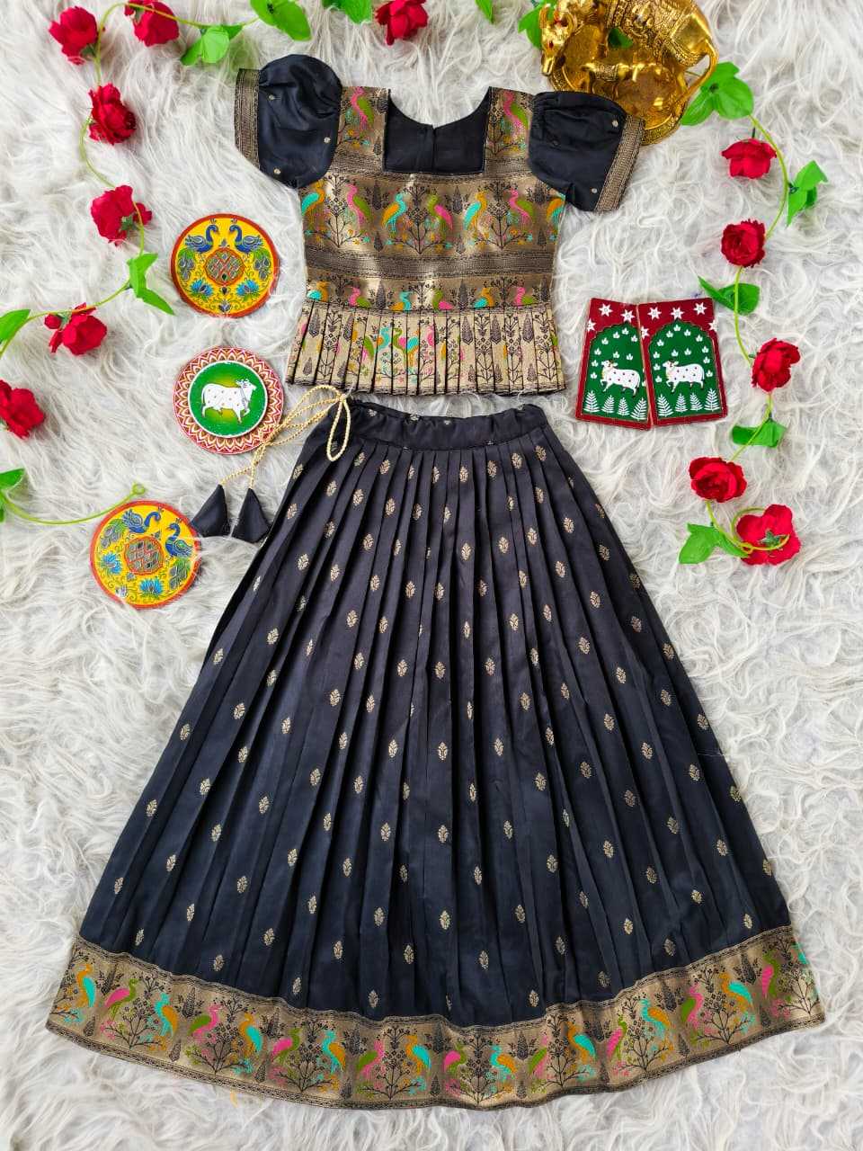 YNF Wholesale Soft Silk Kids Lehenga KESH249 Fariah | Surat Manufacturer