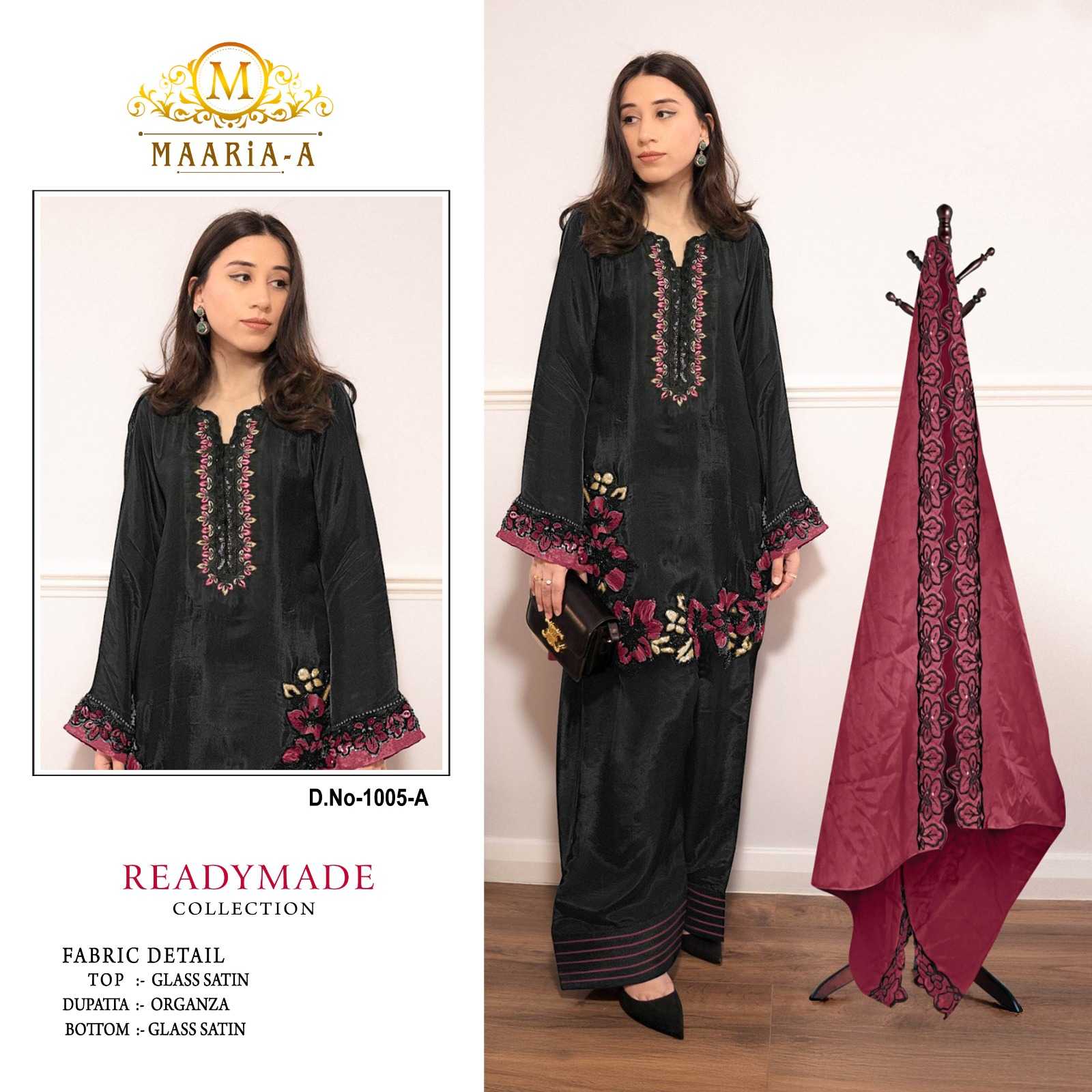 YNF Wholesale Satin Embroidery Suits  | Surat Manufacturer