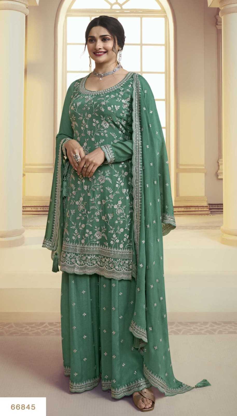 YNF Wholesale Chinon Embroidery Suits  | Surat Manufacturer