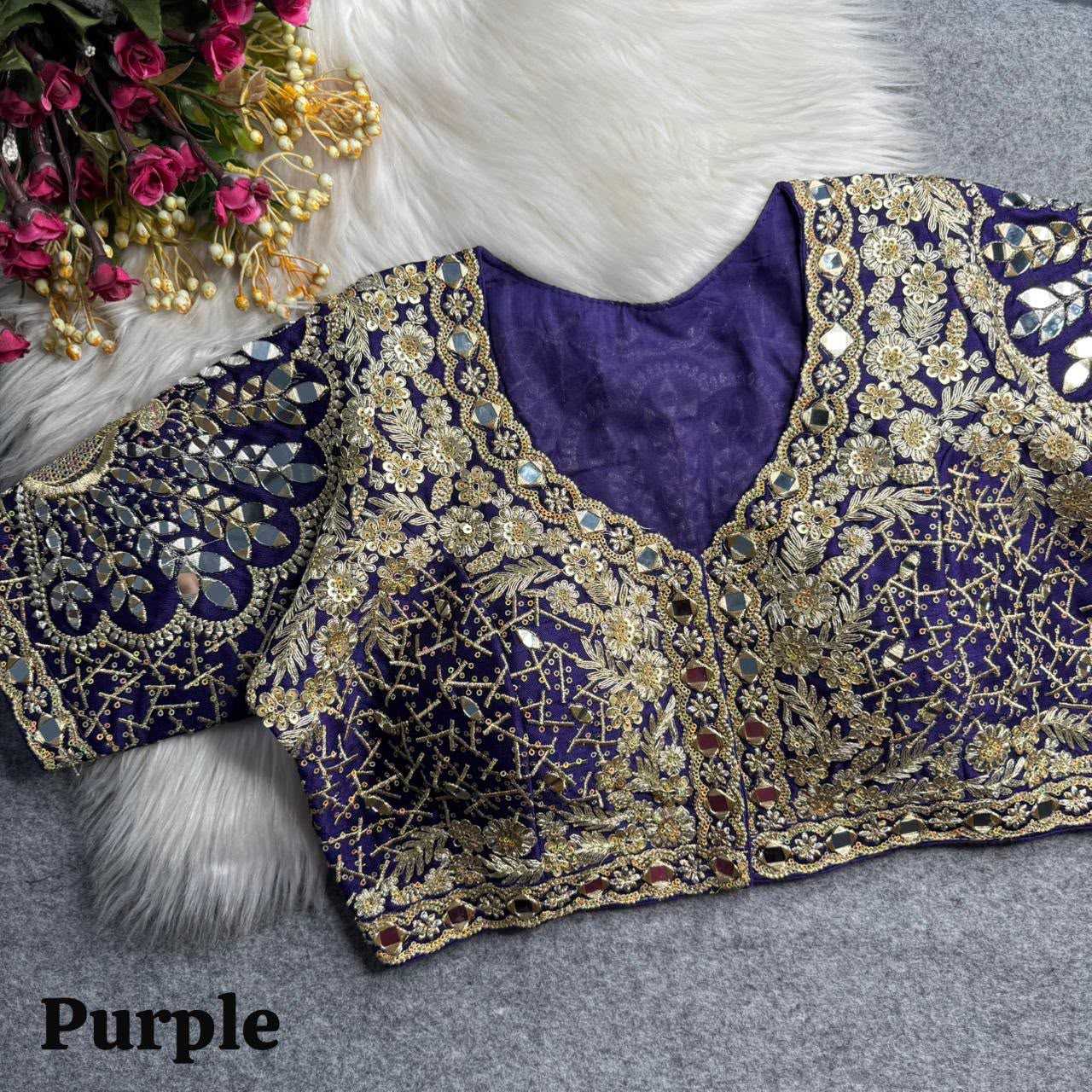 YNF Wholesale Italian Silk Designer Blouse KESH426 Ananya | Surat Manufacturer