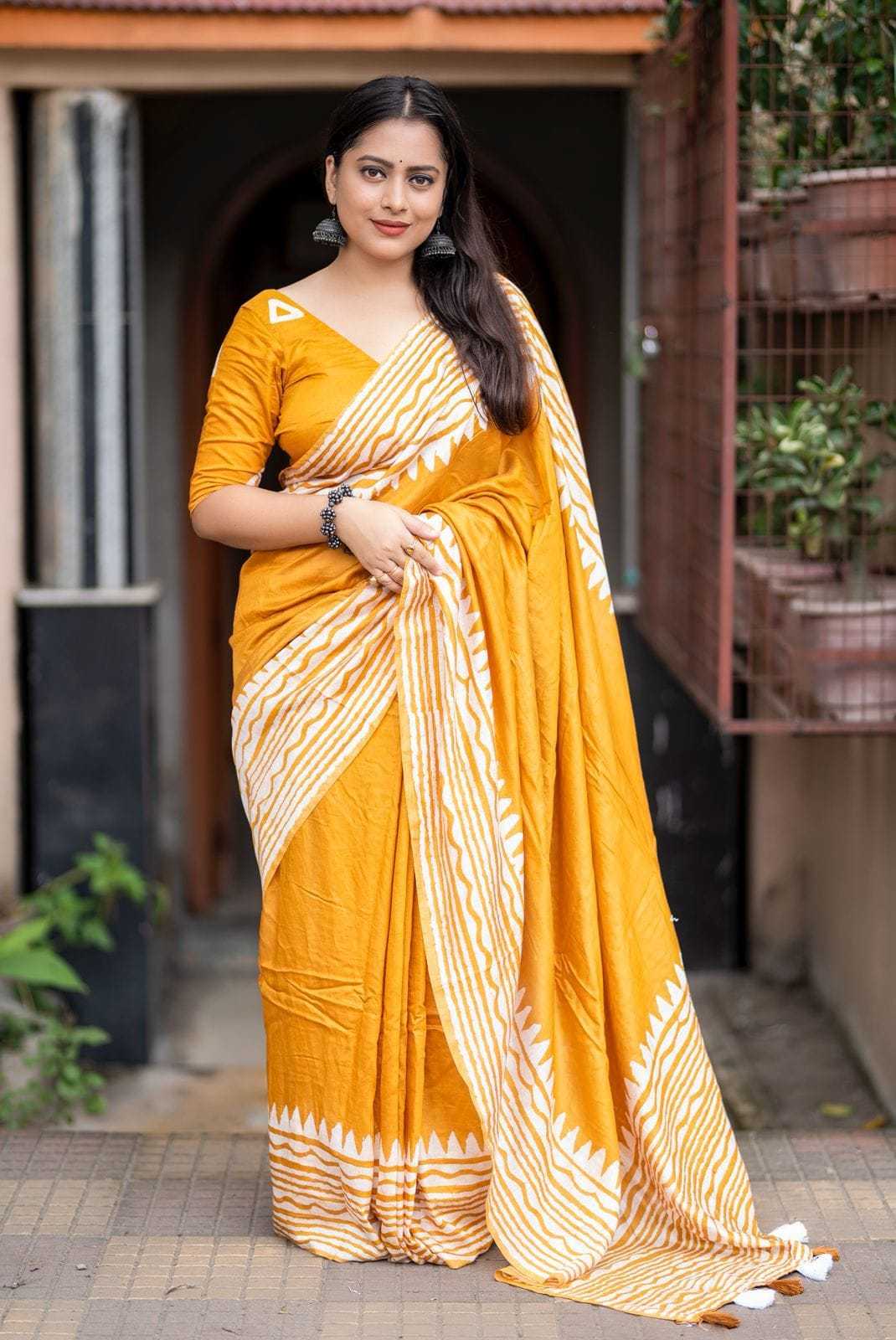 YNF Wholesale Chanderi Cotton Chanderi Sarees  | Surat Manufacturer