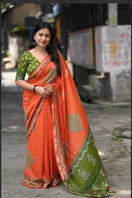 YNF Wholesale Chanderi Cotton Printed Sarees  | Surat Manufacturer