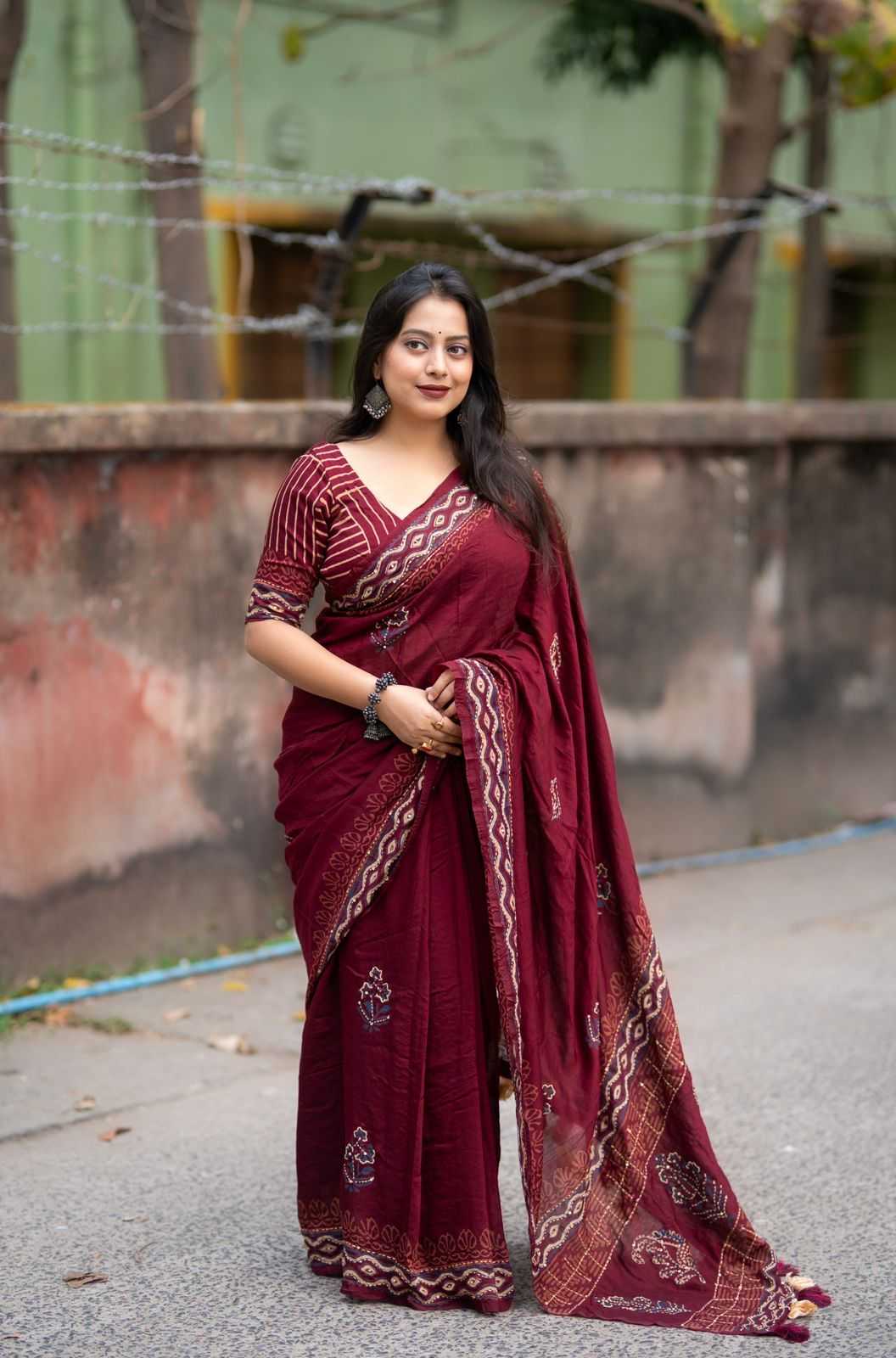 YNF Wholesale Chanderi Cotton Printed Sarees  | Surat Manufacturer