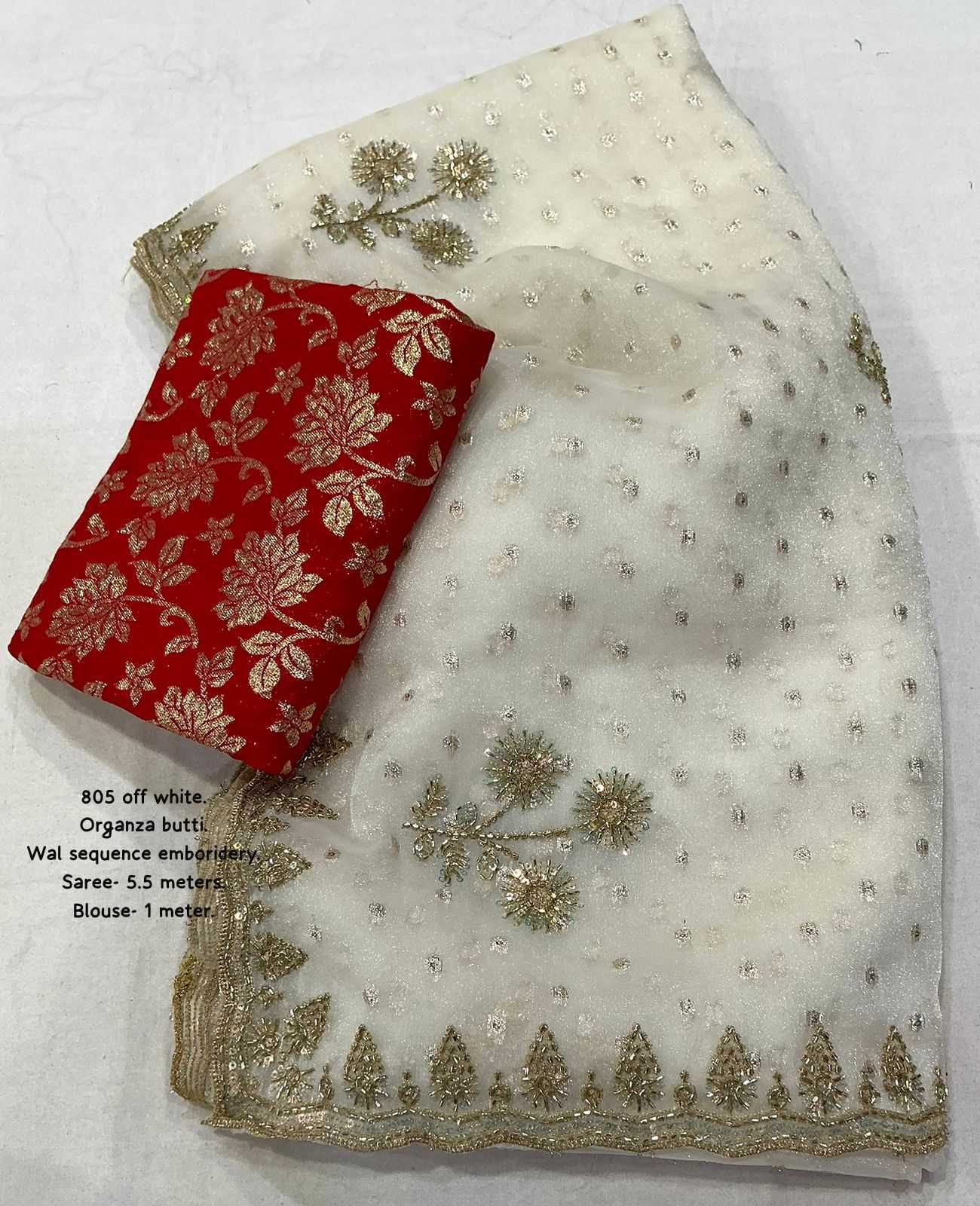 YNF Wholesale Organza Organza Sarees  | Surat Manufacturer